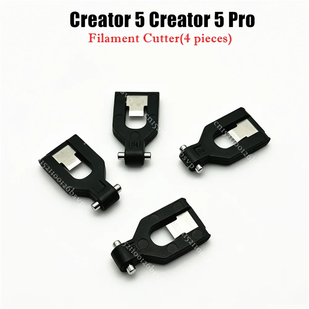 4Pcs/set Original Filament Cutter Kit Fit For Flashforge Creator 5 C5 Pro 3D Printer Parts