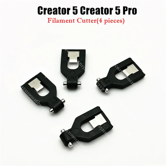 4Pcs/set Original Filament Cutter Kit Fit For Flashforge Creator 5 C5 Pro 3D Printer Parts