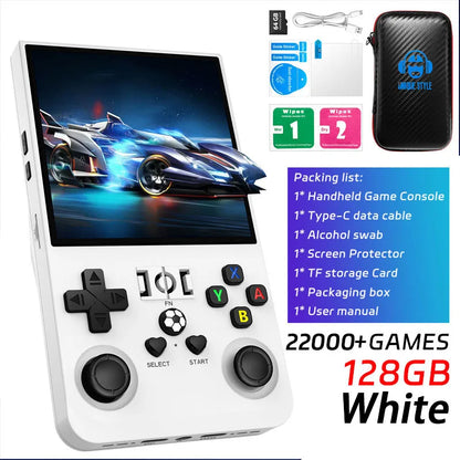 AISLPC R36MAX Retro Handheld Video Game Console 4.0 Inch IPS Screen Portable Pocket Video Player Plug and Play Games Kids Gifts