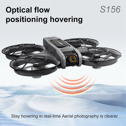 RC Drone 12.5cm Large Screen Remote Control Optical Flow Positioning Stable Hover Wind Resistant 360° Surround Protection Brushless Power Drone