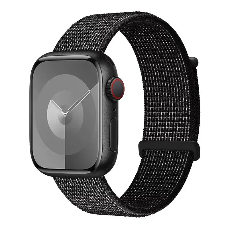 Nylon Loop Strap For Apple Watch 11 10 9 8 7 46mm 45mm 42mm 41mm Ultra 3 2 49mm Braided Bracelet iWatch 6 5 4 SE3 44mm 40mm Belt