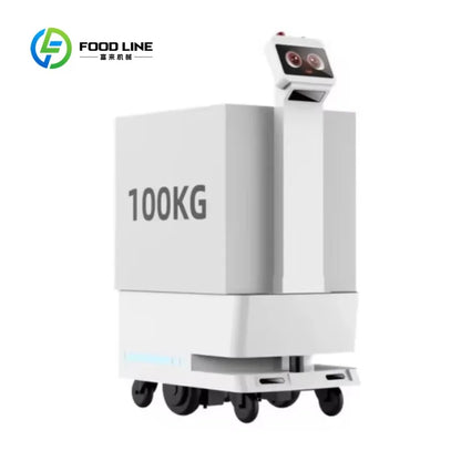 Customized Logistics Robot AMR AGV AI Delivery Robot Transport Robot For Factory And Warehouse Construction Machinery Parts