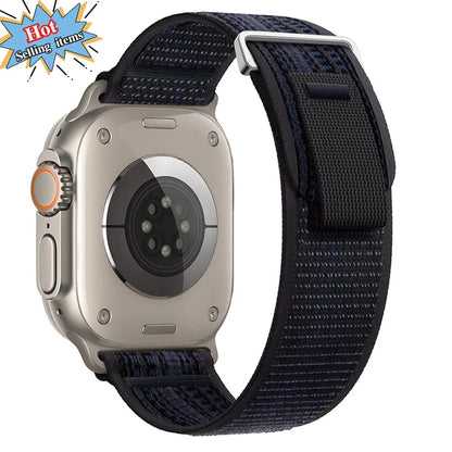 Trail Loop Strap For Apple Watch Ultra 3/2 49mm Series 11 10 9 8 7 46mm 45mm 41mm 42mm Sports Nylon Wristband iWatch 6 5 SE 44mm