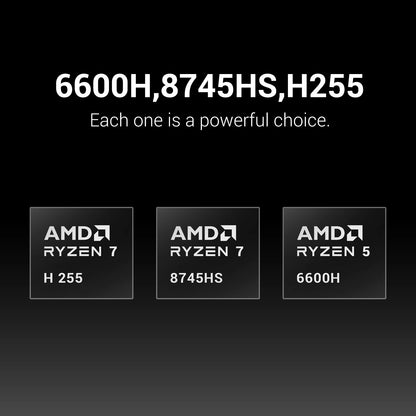 FIREBAT U6B 16 Inch Laptop Ryzen7 8745HS/ H255/R5 6600H CPU DDR5 16GB RAM 512GB ROM 2.5K Wifi6 BT5.2 Gamer Bussiness Notebook