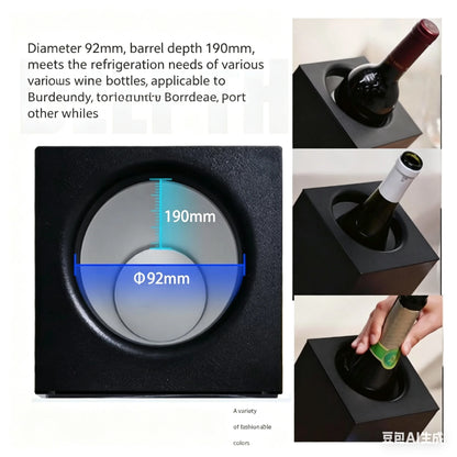 Portable House hold Wine Cooler Chiller Fast Cooling Wine Barrel Outdoor Chilling Mini Wine Box Refrigerated Barrel