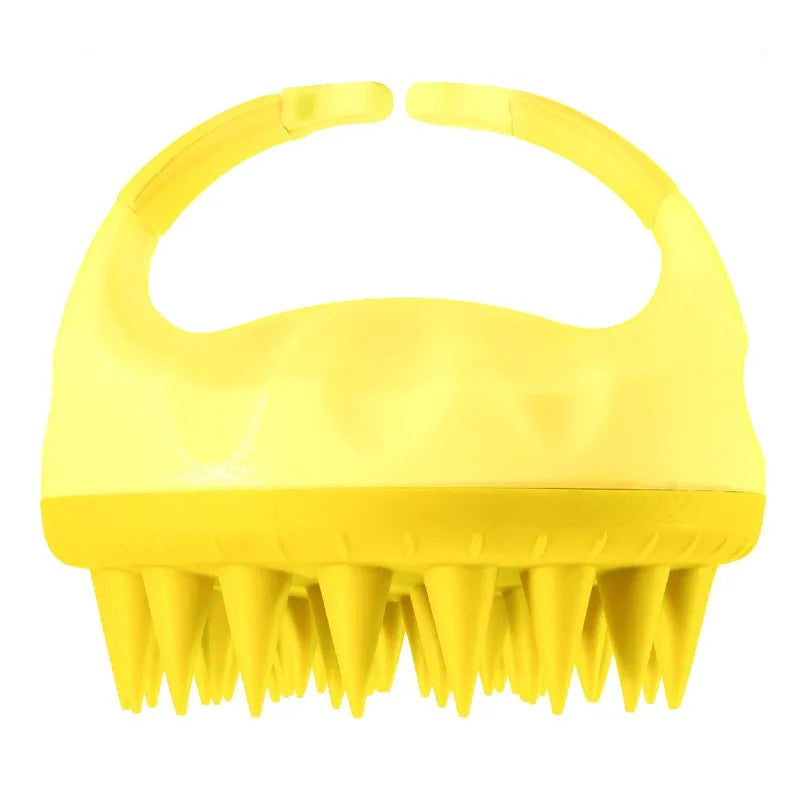 Shampoo Head Scalp Massage Brush Silicone Soft Skin Friendly Hair Washing Massager Comb SPA Massage Brush Beauty Hair Tool Salon