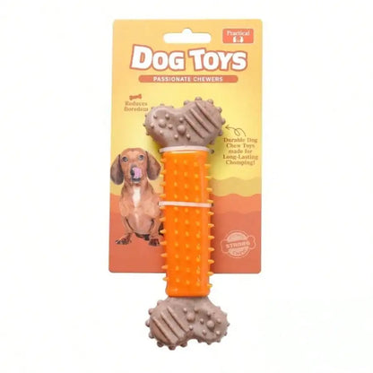 Dog Toy For Self-Amusement And Relaxation. TPR Imitation Bone Chew Stick. Durable And Suitable For Small To Medium-Sized Puppies To Chew. Pet Toy For Pets.
