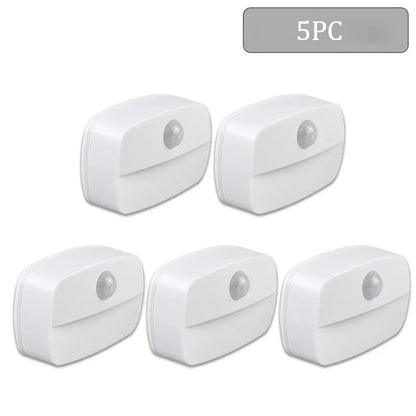 LED Night Light with Motion Sensor Cabinet Lamp Wireless Bedside Nightlight Battery Power For Bedroom Closet Stairs Lighting
