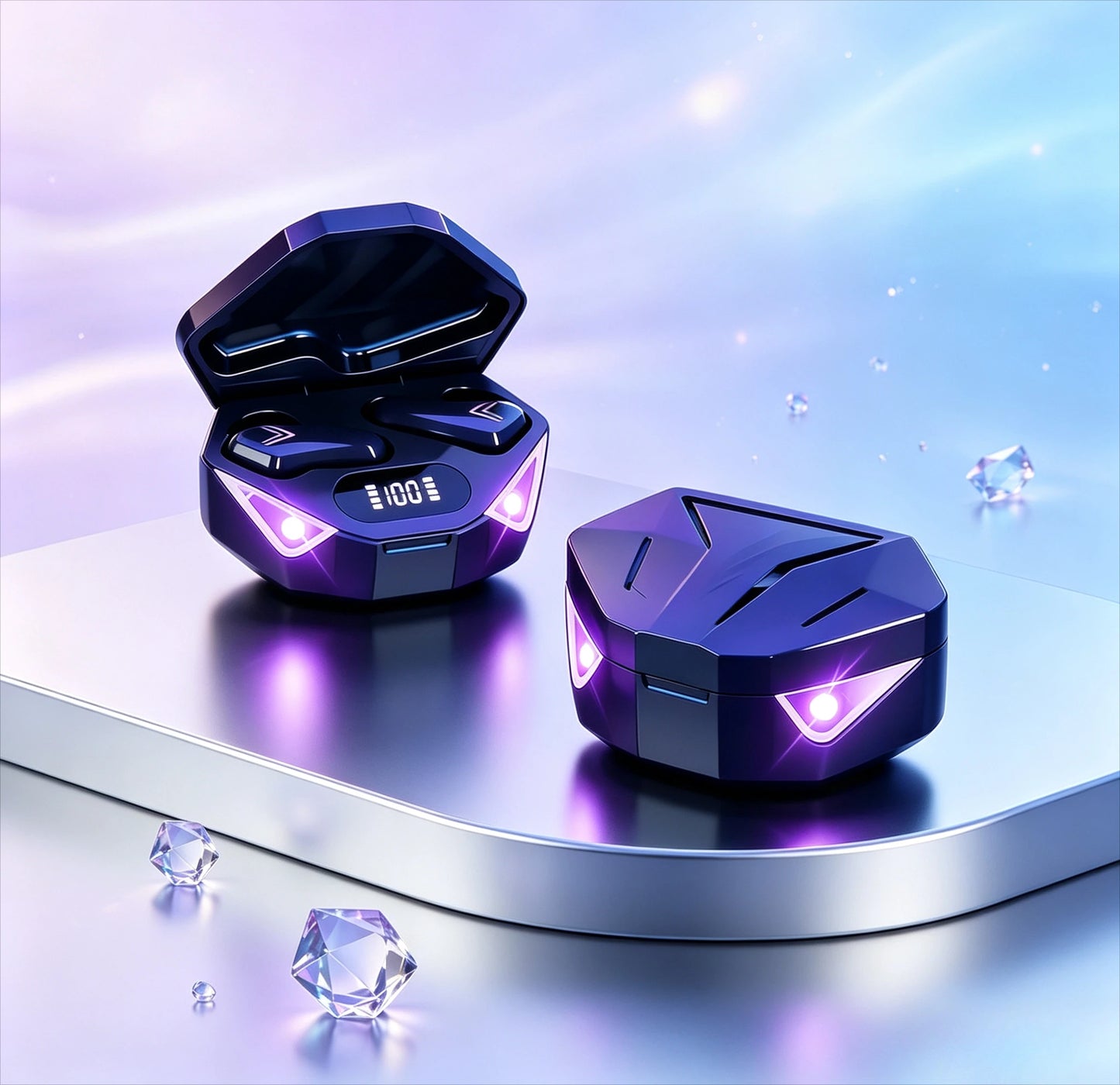TWS Gaming Earbuds Wireless Bluetooth Earphones With Mic Bass Audio Sound Positioning 9D Stereo Music HiFi Headset For phones