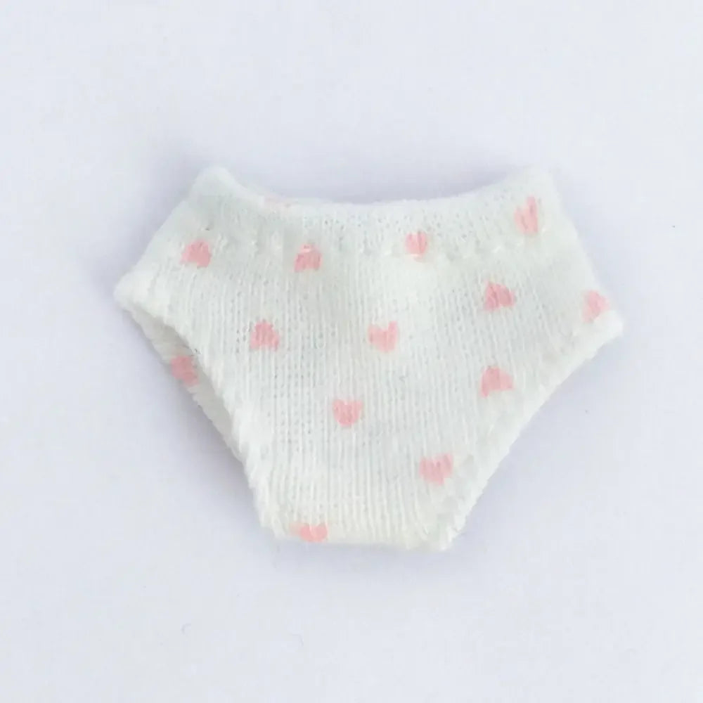 Cute OB11 Doll's Underwear DIY Elasticity Cotton Underwear 12 Colors Briefs Underwear