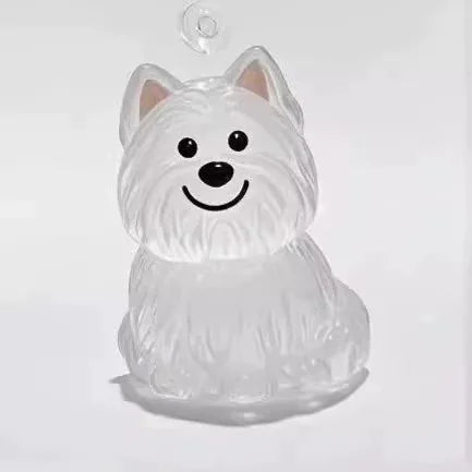 Animal Zinc Alloy 3D Pet Keychain Charm | DIY Dog Hair Storage Pendant | Bag & Keyring Accessory