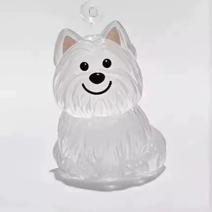 Animal Zinc Alloy 3D Pet Keychain Charm | DIY Dog Hair Storage Pendant | Bag & Keyring Accessory
