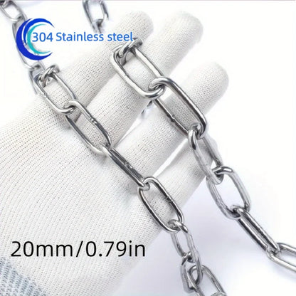 Chain, Hanging Chain, Lifting Chain, Clothes Drying Chain, Guardrail Anti-theft Chain, Stainless Steel Dog Chain