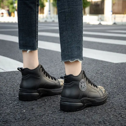 2026 New Heavy Duty Thick Bottom Rubber Rain Boots Woman Waterproof Anti-skid Casual Boots for All Seasons Female Water Shoes