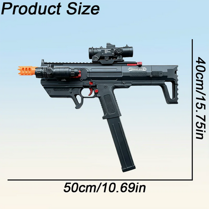 Rechargeable electric toy gun, equipped with a scope and bullet magazine - high performance - power air gun/RPG-style rifle, rea