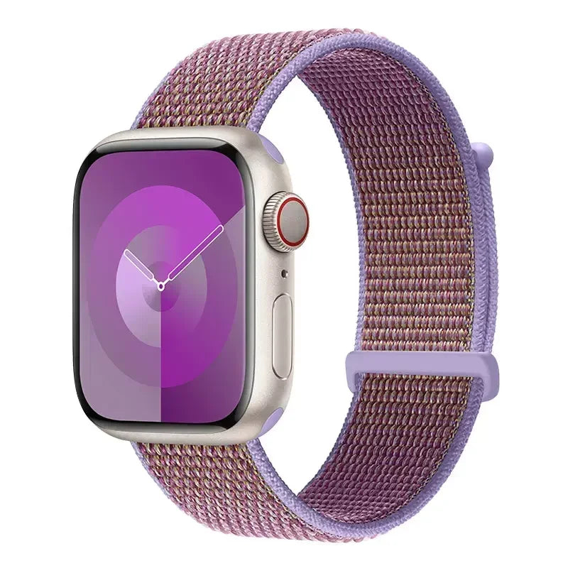 Nylon Loop Strap For Apple Watch 11 10 9 8 7 46mm 45mm 42mm 41mm Ultra 3 2 49mm Braided Bracelet iWatch 6 5 4 SE3 44mm 40mm Belt
