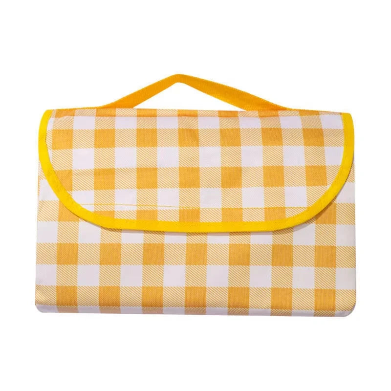 Waterproof Non-woven Fabric Picnic Mat, Portable Moisture Resistant Beach Mat for Outdoor Camping Travel