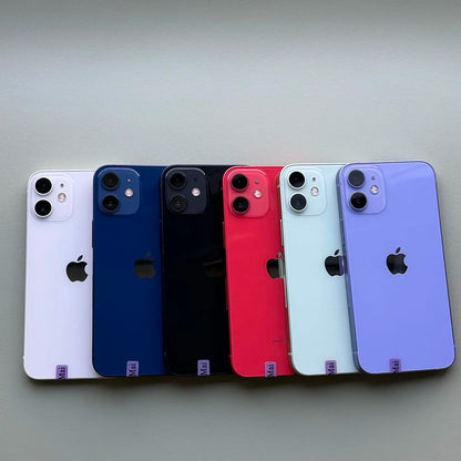 Unlocked Original Apple iPhone 12 Mini Mobile Phones 64GB 128GB 256GB ROM IOS A14 Bionic Hexa Core 5.4'' Dual 12MP 5G 12Mini