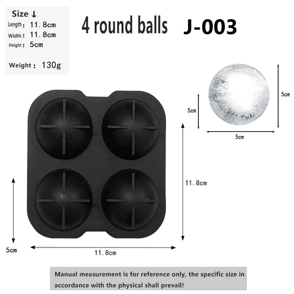 3D Skull Diamond Ice Ball Silicone Mold Tray for Whiskey Cocktail Easy Demold Reusable Bar Party Supplies Reusable Bar Party