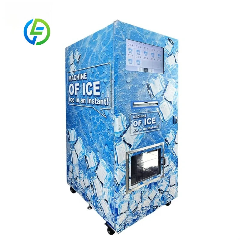 FL Customized Vending Ice Maker Machine Bulk Self-service Outdoor Commercial Automatic Ice Vending Machine