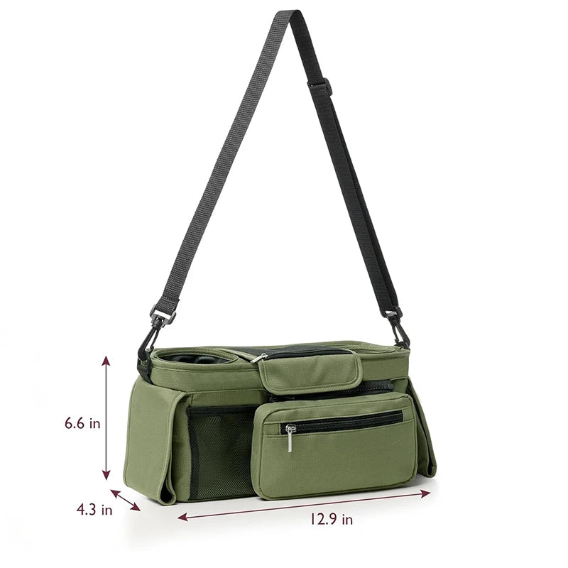 Baby Stroller Storage Large Capacity Travel Hanging Bag Mummy Bag Phone Bottle Holder Pram Diaper Bags Baby Stroller Accessories