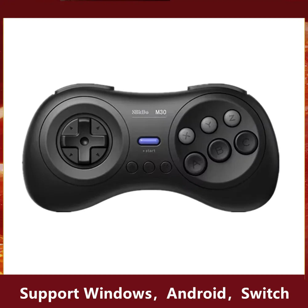 8Bitdo M30 Bluetooth Controller Gamepad For Nintendo Switch PC Windows Steam and Android With Sega Genesis Mega Drive Style