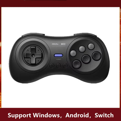 8Bitdo M30 Bluetooth Controller Gamepad For Nintendo Switch PC Windows Steam and Android With Sega Genesis Mega Drive Style
