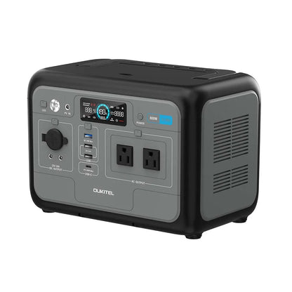 IEE P800 Portable Power Station, 512Wh LiFePO4 generator,1600W Peak Solar Generators, 800 wat power source,2x800W AC Outlets Lightweight & Quiet Solar Generator for Camping, Home Emergency, RV & Outdoor Travel