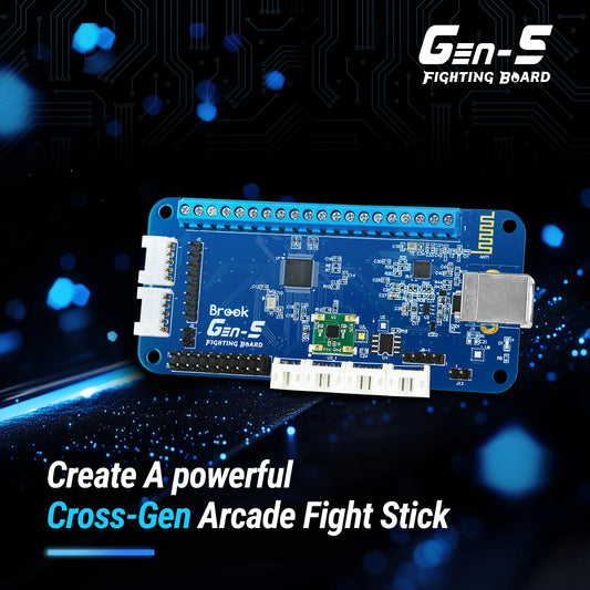 Fighting Game Gen-5th Board Arcade Game joystick control card fits for ps5/4/pc