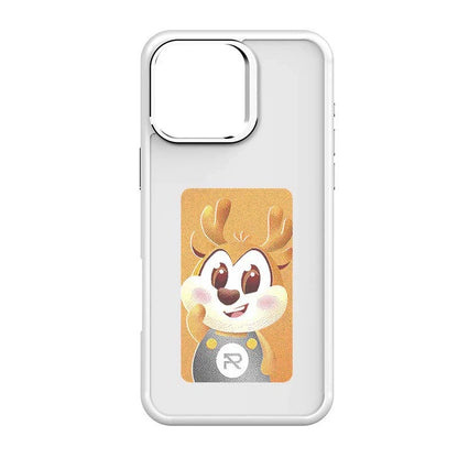 Smart NFC E-Ink Screen Phone Case For iPhone 17 16 15 14 13Pro Max 16/17 Plus Display Shockproof Protective Cover Photo Custom