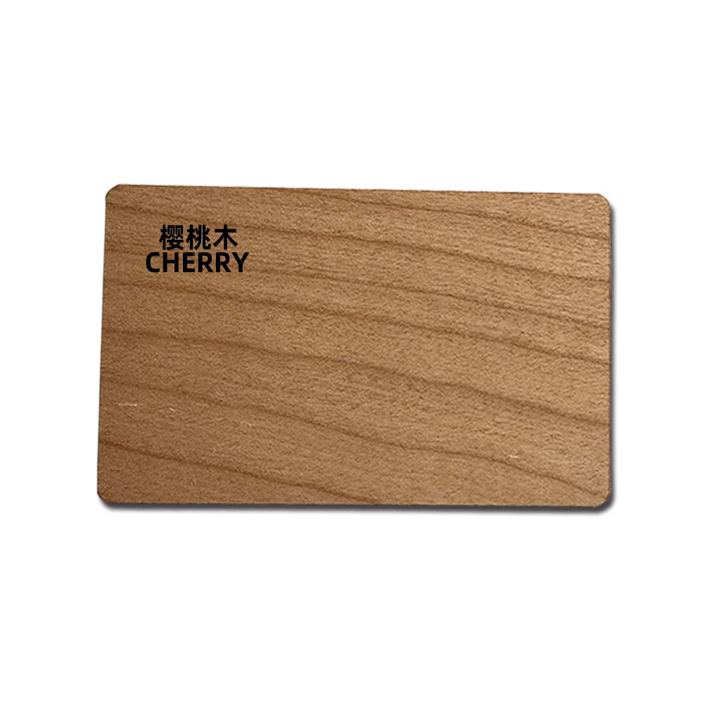 5Pcs Wooden Card NFC215 Card 13.56MHZ RFID Tag 504Bytes