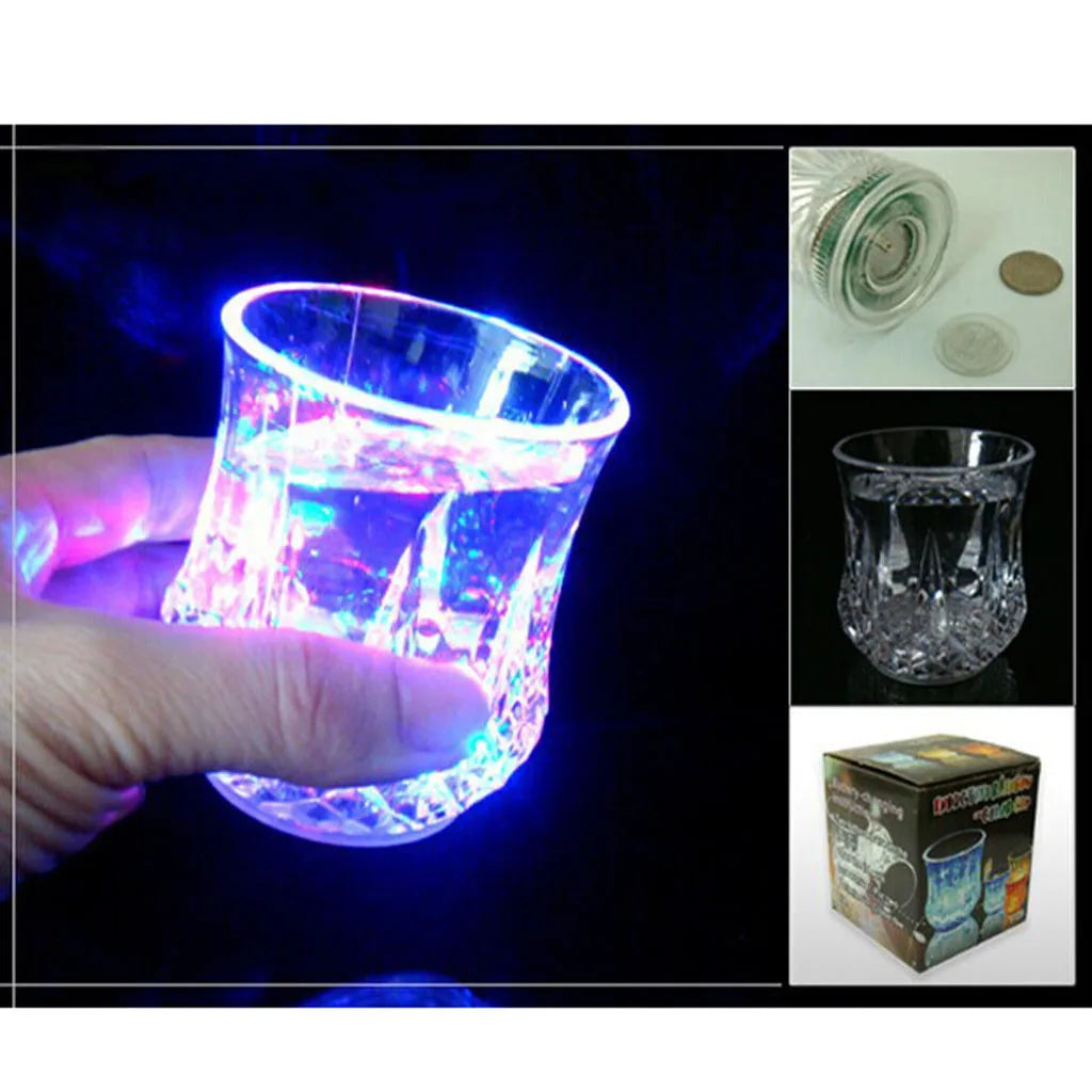 NoEnName_Null Glasses Beer Cup Dragon LED Inductive Rainbow Color Flashing Light Glow Mugs For Party