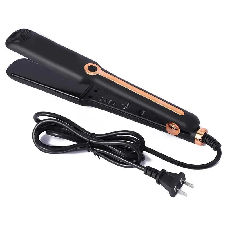 Tinsol 2-in-1 Hair Straightener Ceramic Plate Curler Negative Ion Wide Plate Adjustable Temperature Hair Straightener