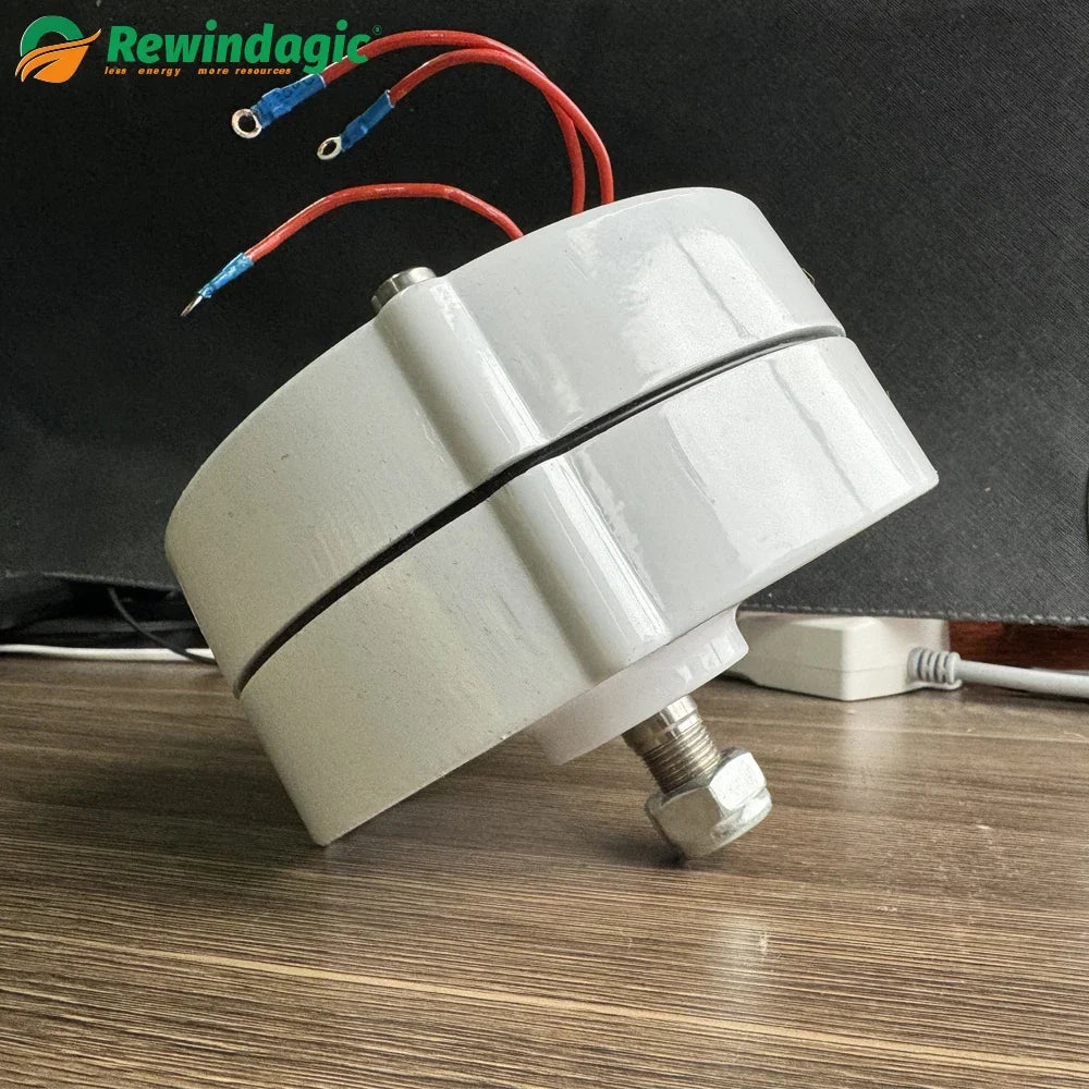 Low Speed 3000W 4000W 5000W 12V 24V 48V Three Phase Gearless Permanent Magnet Generator AC Alternators Use For Wind Turbine DIY