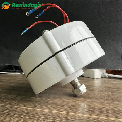 Low Speed 3000W 4000W 5000W 12V 24V 48V Three Phase Gearless Permanent Magnet Generator AC Alternators Use For Wind Turbine DIY
