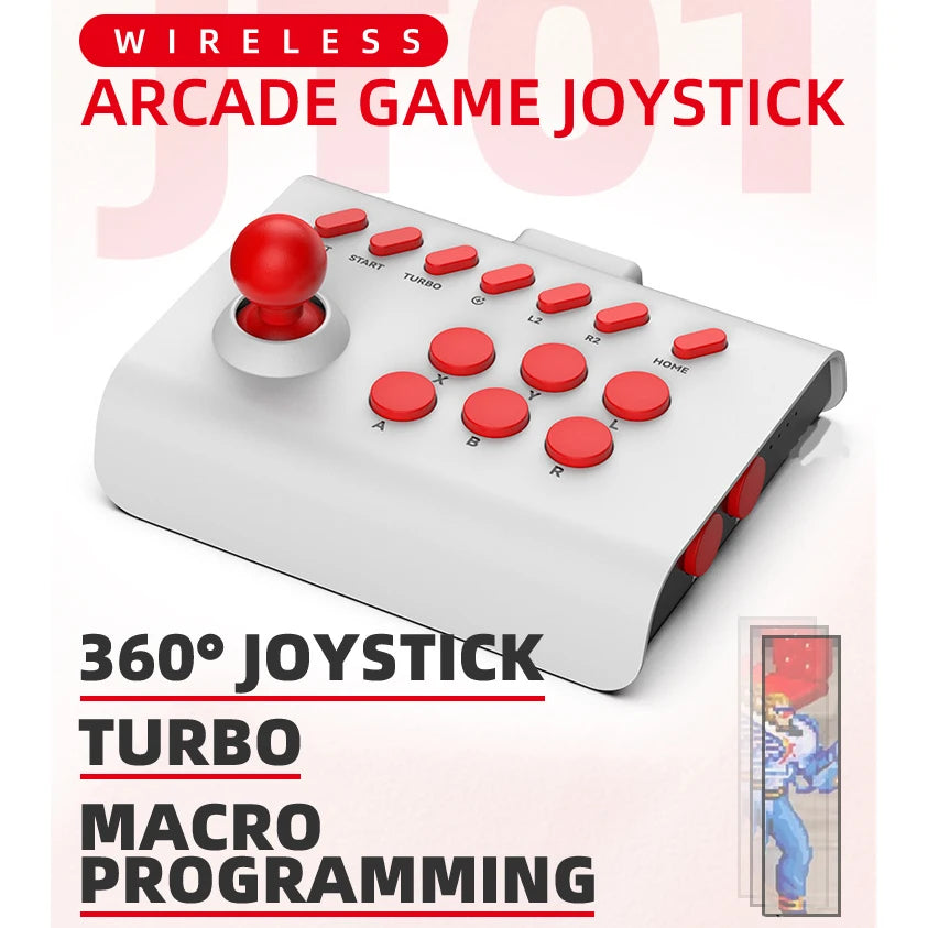 Arcade Gamepad Bluetooth Controller For Switch PS4 PS3 Mobile Android IOS iPhone PC TV Joystick Wireless Gaming Control Game Pad