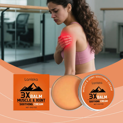 Laniska Therawolf Nerve-Relief Balmdeeply Penetrate Fast-Acting Relief Joint Discomfort Gentle Care Knee Shoulder Joint Support