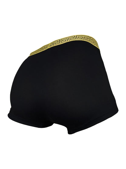 4pcs Men's Underwear Polyester Fabric Fashionable Belt Trendy Four-Season Men's Four-Corner Pants Set