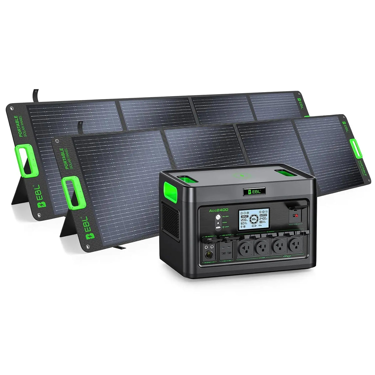 1000W Portable Power Station with 200W Portable Solar Panel, Customized