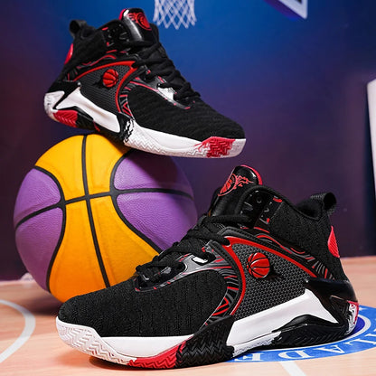 New Men's Basketball Shoes Cushion Anti Slip Sports Shoes Fitness Training Shoes Male Basketball Boots Tenis Sneakers Size 39-48
