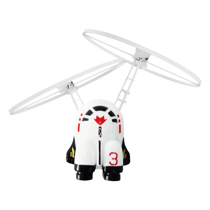 Flying Robot Astronaut Toy Aircraft High-Tech Hand-Controlled Drone Interactive Dual Wings with Lights Outdoor GiftS for Kids