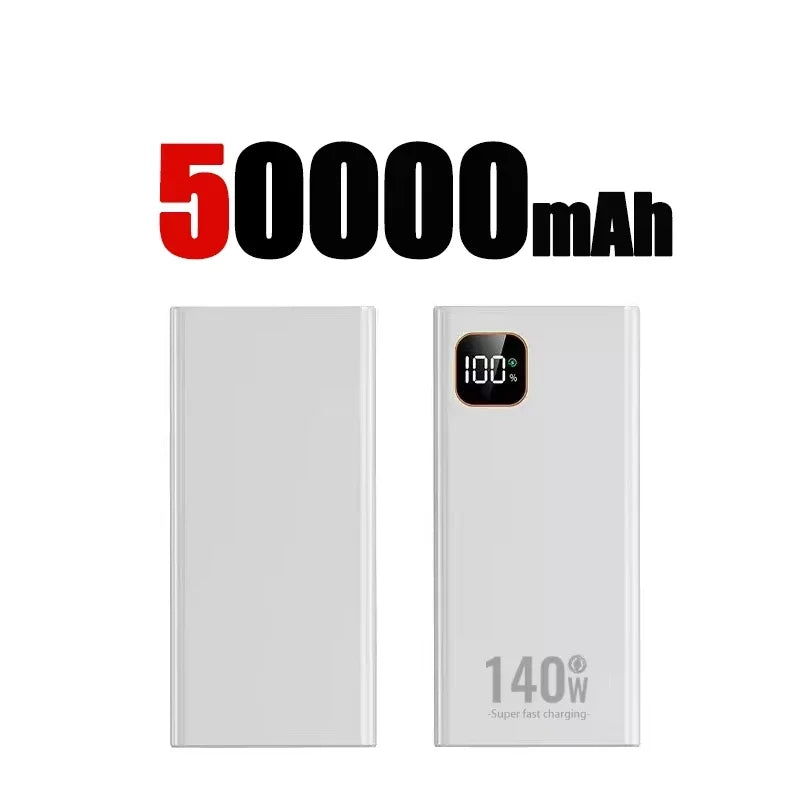 Lenovo 140W Ultra Capacity 500000mAh Super Fast Charging Portable Charger Power Bank For IPhone Samsung 2027