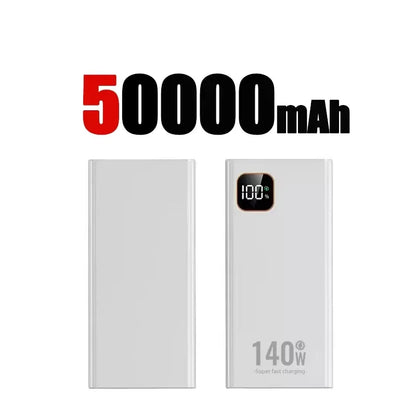 Lenovo 140W Ultra Capacity 500000mAh Super Fast Charging Portable Charger Power Bank For IPhone Samsung 2027