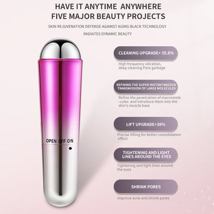 Ultrasonic Facial Massager Anti Wrinkle Lifting Tightening Vibration Massage Device for Face and Eye Skin Care Beauty Tool