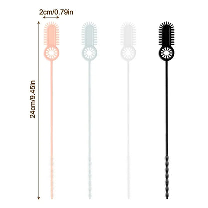2Pcs Reusable Straw Cleaning Brush Long Household Drinking Straw Cleaner Brush Cleaning Tool Bottle Cleaning Brush
