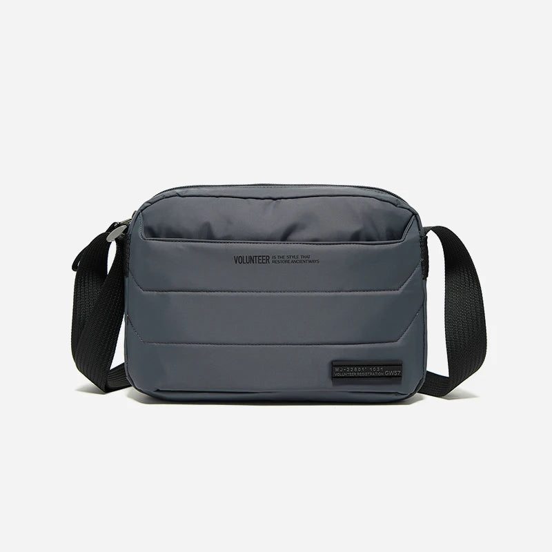 VOLUNTEER Crossbody Bag Men Casual Oxford Cloth Waterproof Phone Bag Man Fashion Commuter Adjustable Shoulder Bags Male 1713-13