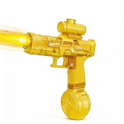 Automatic continuous shooting electric water gun, outdoor beach toys, long-distance water gun with lights, swimming toys