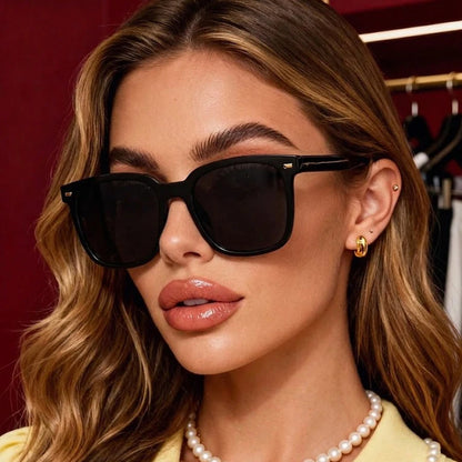 New Polarized Square Sunglasses Men Women Luxury Brand Small Round Sun Glasses Female Oversize Eyewear Glasses for Male Female