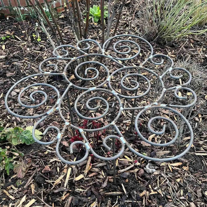 Peony Cage Heavy Duty Metal Weather-Resistant Grow Through Plant Support for Tall Heavy Flowers Peonies Roses Hydrangeas