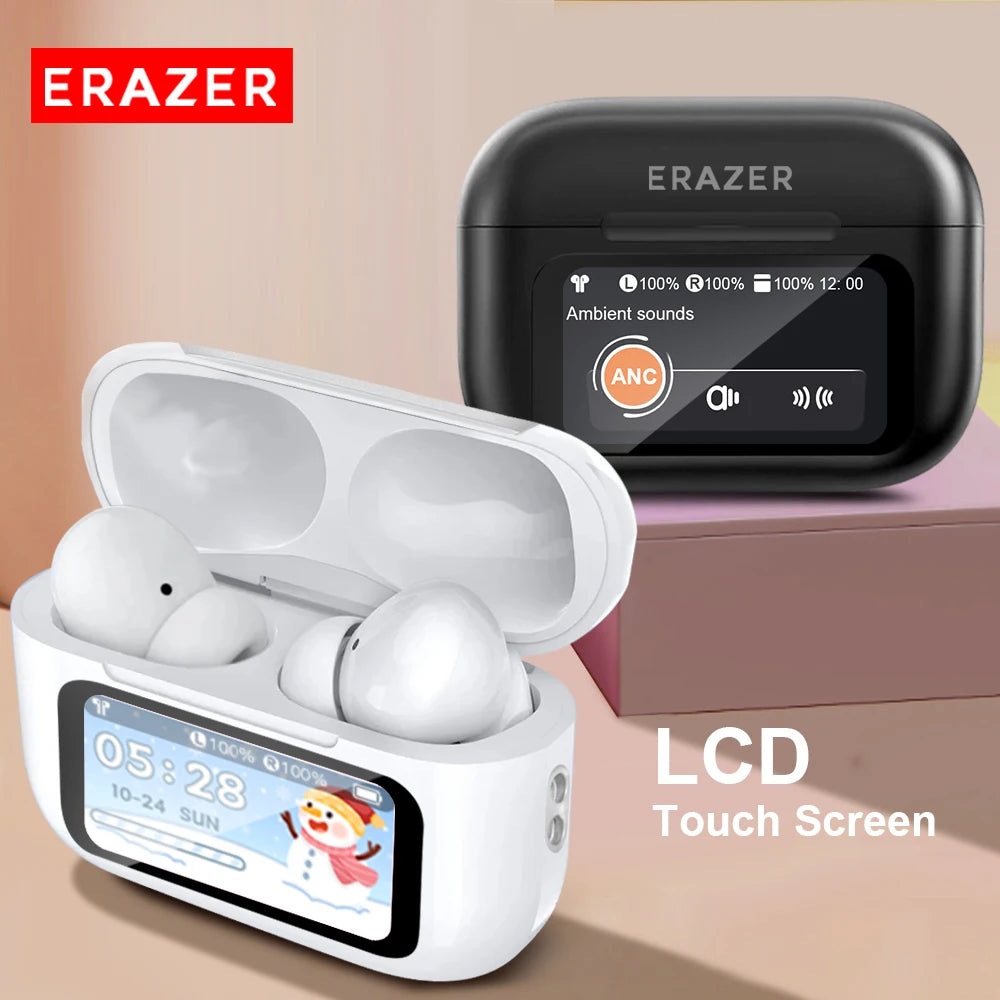 Choice ERAZER Airs Pro Wireless Bluetooth Earphones Touch Screen Headphones HiFi Stereo Sound Earbuds Gaming Headsets HD Call